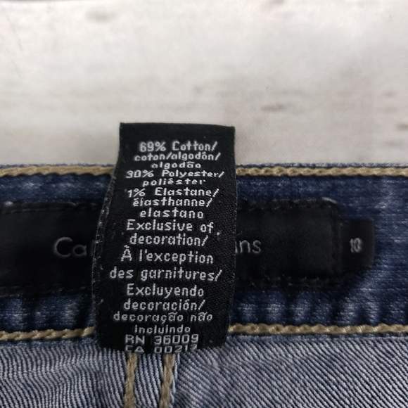 Calvin Klein Jeans Size 10 Skinny Blue Denim Pants - Picture 8 of 8